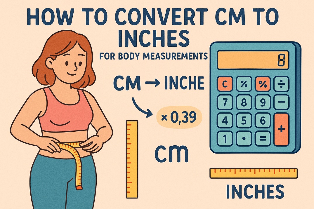 How to Convert CM to Inches for Body Measurements